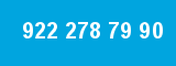 922 278 79 90 922 278 79 90